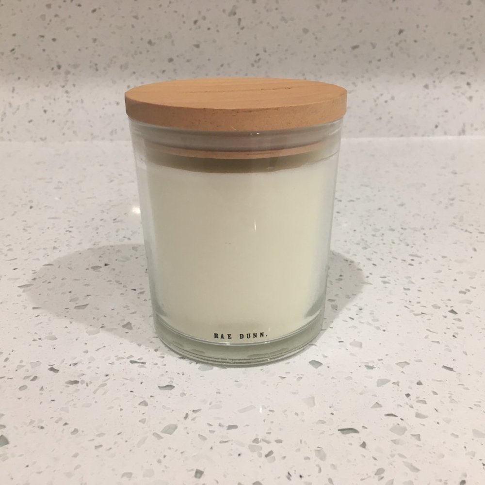 Rae Dunn Candle “PAUSE” 10.5 oz Winter Rose & Green Tea Candle, NEW - Picture 4 of 5